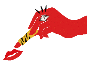 Hand Kiss Sticker by anastrumpf