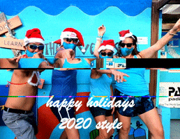 Curacao Christmas Xmas 2020 Glitch Caribbean Winter Vacation GIF by The Dive Bus, Curacao