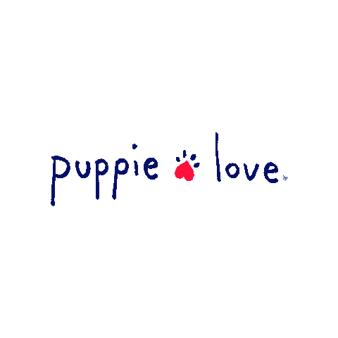 Puppie Love Brand Sticker