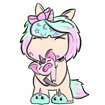 Mina Einhorn Sticker by glitzerimkopf