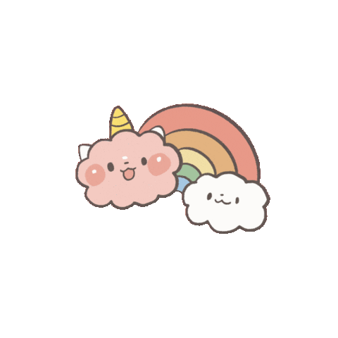 Rainbow Cloud Sticker