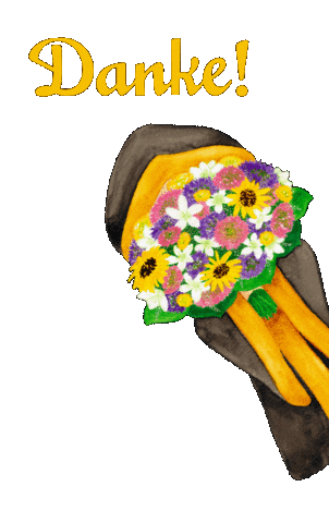 Illustration Thank You Sticker