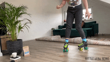 Roller Skate Skating GIF by The Barista League