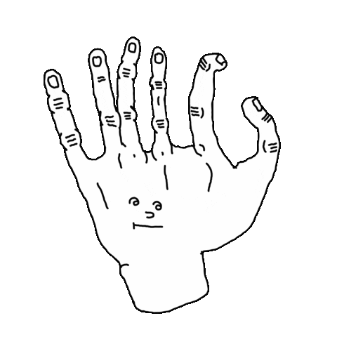 Hand Nico Sticker by mac clem