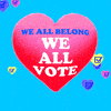 We all belong, we all vote