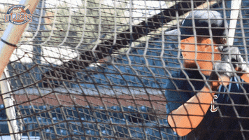 EvansvilleOtters baseball gameday swinging hitting GIF