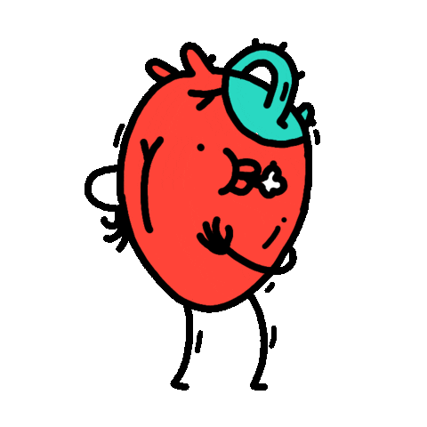 Heart Heartattack Sticker by neuenarrative