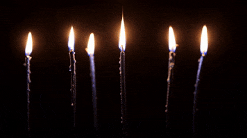 Candles Black Backround GIF by ayshabilgrami