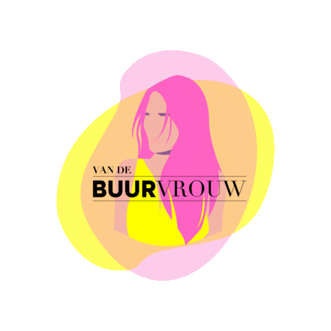 Van De Buurvrouw Sticker