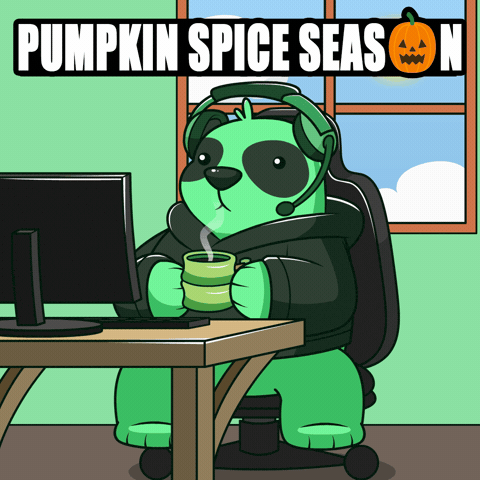 Pumpkin Spice Coffee GIF by SuperVerse