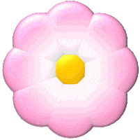 Pink Flower Sticker