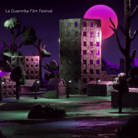 Pink Moon Animation GIF by La Guarimba Film Festival