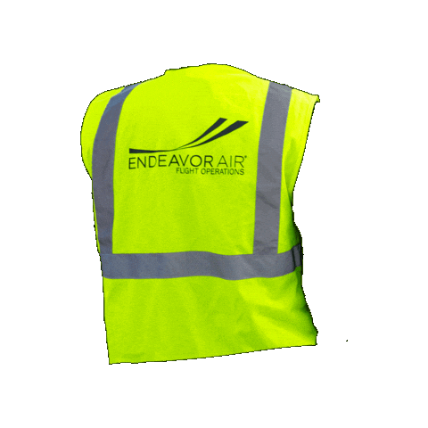 Flight Operations Safety Vest Sticker by Endeavor Air