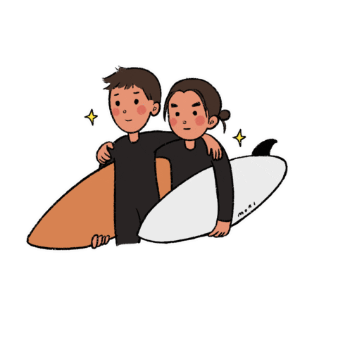 Surf Rip Sticker