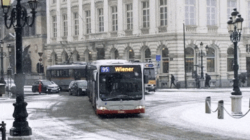 Public Transport Snow GIF by STIBMIVB