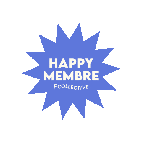 Happy Membre F Collective Sticker by F collective
