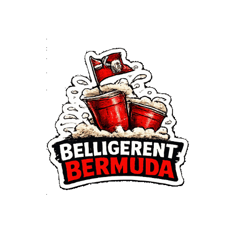 Belligerent Bermuda Sticker