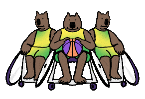 Basketball Australia Sticker by Asher McShane