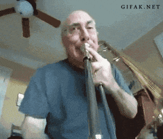 silliness trombone GIF