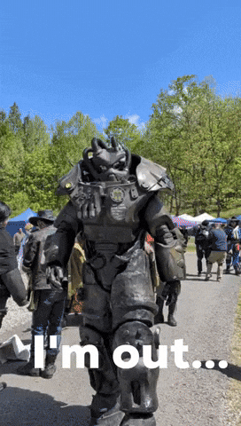 Fallout Im Out GIF