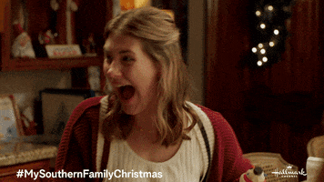 Food Fight Christmas GIF by Hallmark Channel