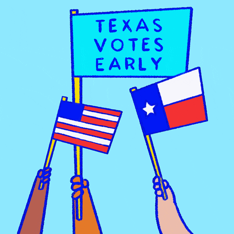 Vote Early Lone Star GIF by #GoVote