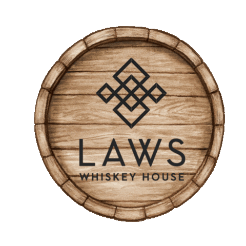 Bourbon Barrel Sticker by Laws Whiskey House