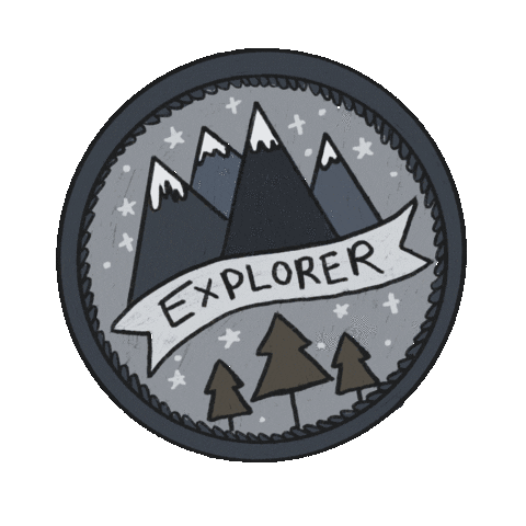Adventure Explore Sticker by Lost Lily
