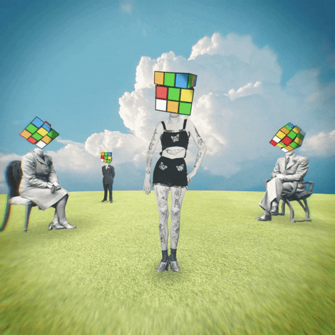 Puzzle Head GIF by Guille Rojas