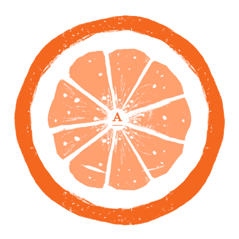Summer Orange Sticker by Anthropologie