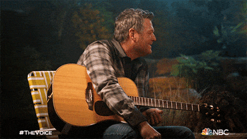 Blake Shelton Outdoor Singing GIF by The Voice