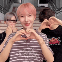 Love You Hearts GIF