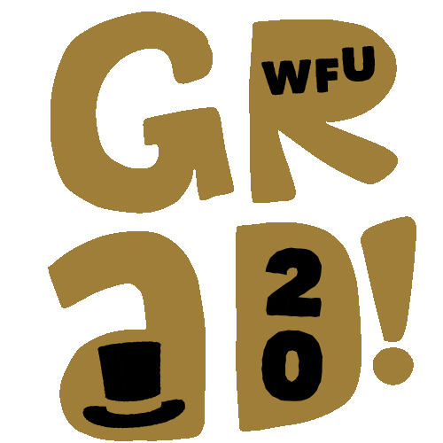 Wfugrad Sticker by Wake Forest University