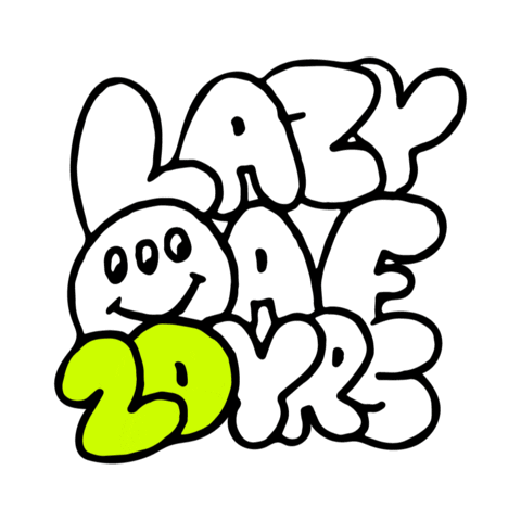 20 Years Of Oaf Sticker by Lazy Oaf