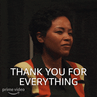 Amazon Studios Thank You For Everything GIF by Amazon Prime Video