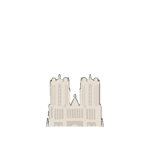 Cathedral Reims Sticker