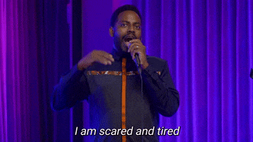 Scared Baron Vaughn GIF by The Roku Channel