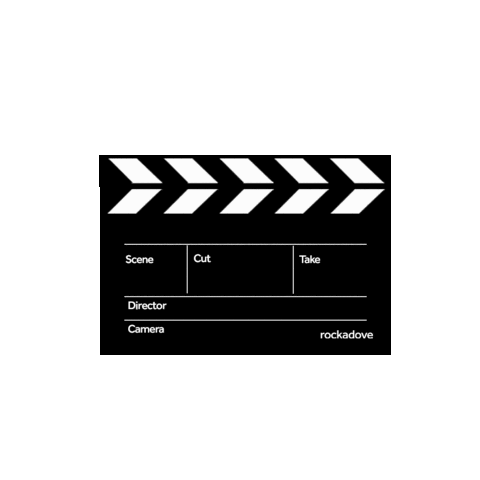 Cinema Recording Sticker by Rockadove