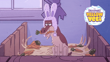 Christmas Eating GIF by The Unstoppable Yellow Yeti
