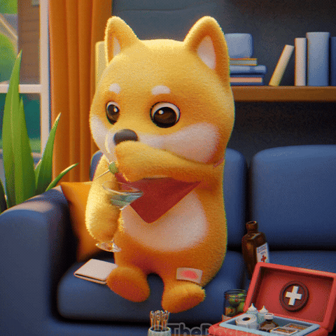 Doge Relaxing GIF