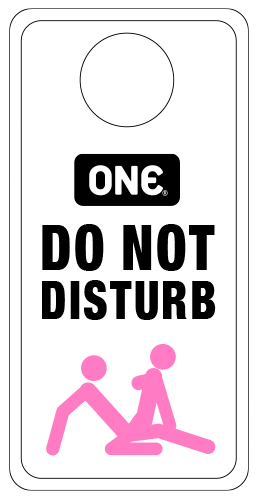 Do Not Disturb Love GIF by ONE® Condoms