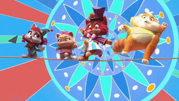 Circus Clowns GIF by 44 Cats