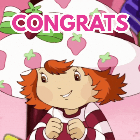 Happy Celebration GIF by Strawberry Shortcake