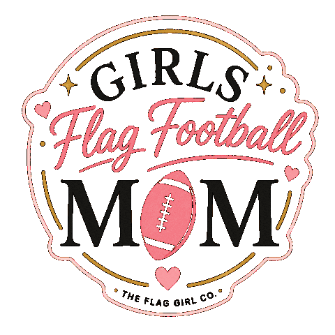 Flag Football Sticker by The Flag Girl Co