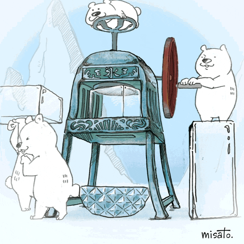 Polar Bear Animation GIF by misato.