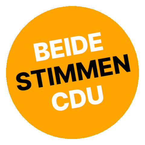 Ganzklar Sticker by CDU in Niedersachsen