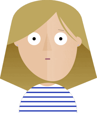 Girl Woman Sticker by Little James