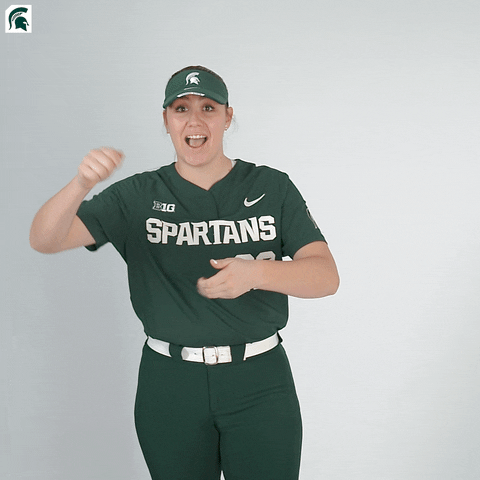 Alexis Barroso GIF by Michigan State Athletics