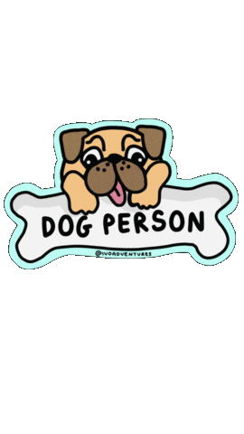 True Love Dog Sticker by Ivo Adventures