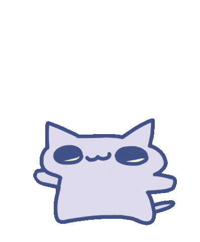 Happy Cat Sticker by arisanojima